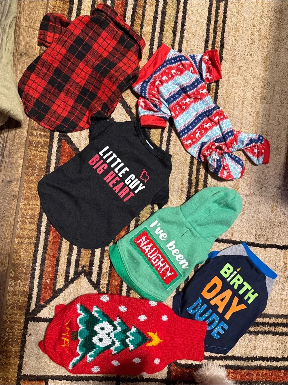 Lot of 6 Small Dog Clothing